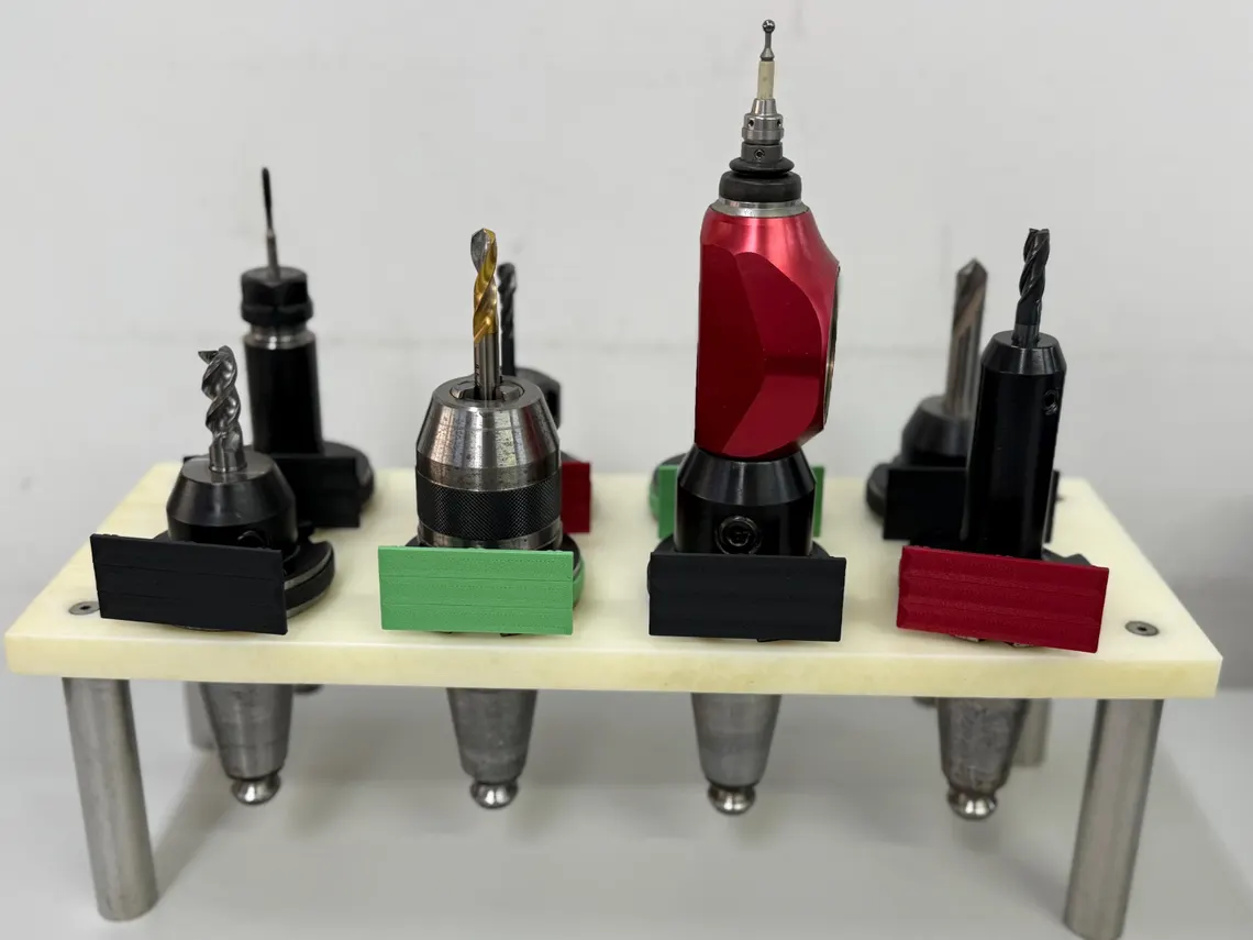 Daten-Clip für Werkzeugaufnahmen SK40 – CNC-Beschriftungshalter